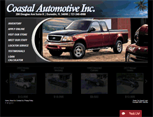Tablet Screenshot of coastalautoinc.com